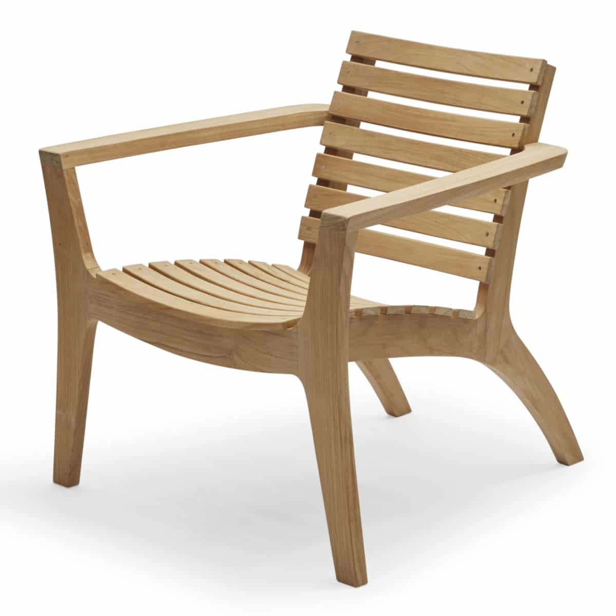 Modern wicker chair in Scandinavian style armchair with upholstery made from untreated natural rattan